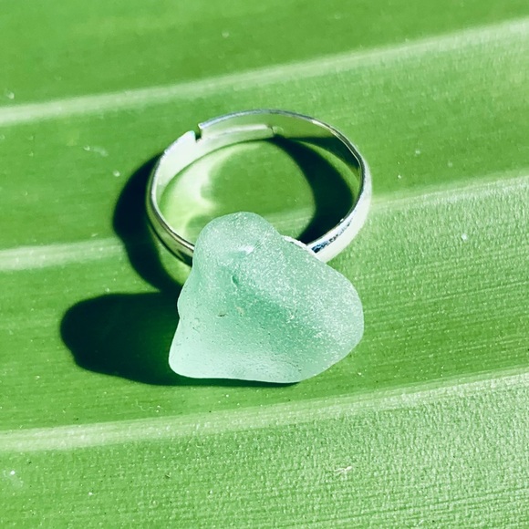 Jewelry - Seafoam Love Seaglass Ring